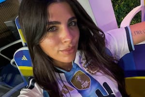Valu Cervantes mostró su viaje a EE.UU. con sus hijos para alentar a Enzo Fernández y a la selección