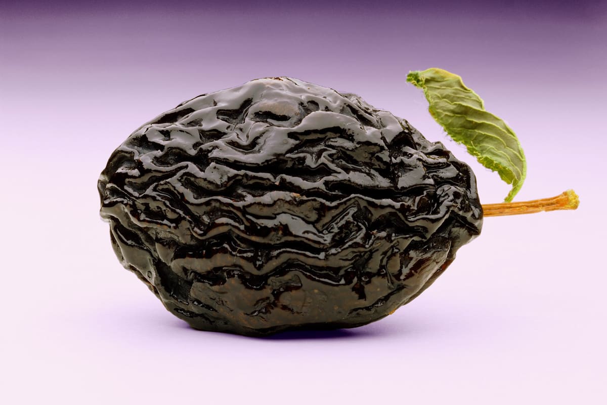 A diferencia de las ciruelas frescas, las pasas son deshidratadas, lo que concentra sus nutrientes y fibra