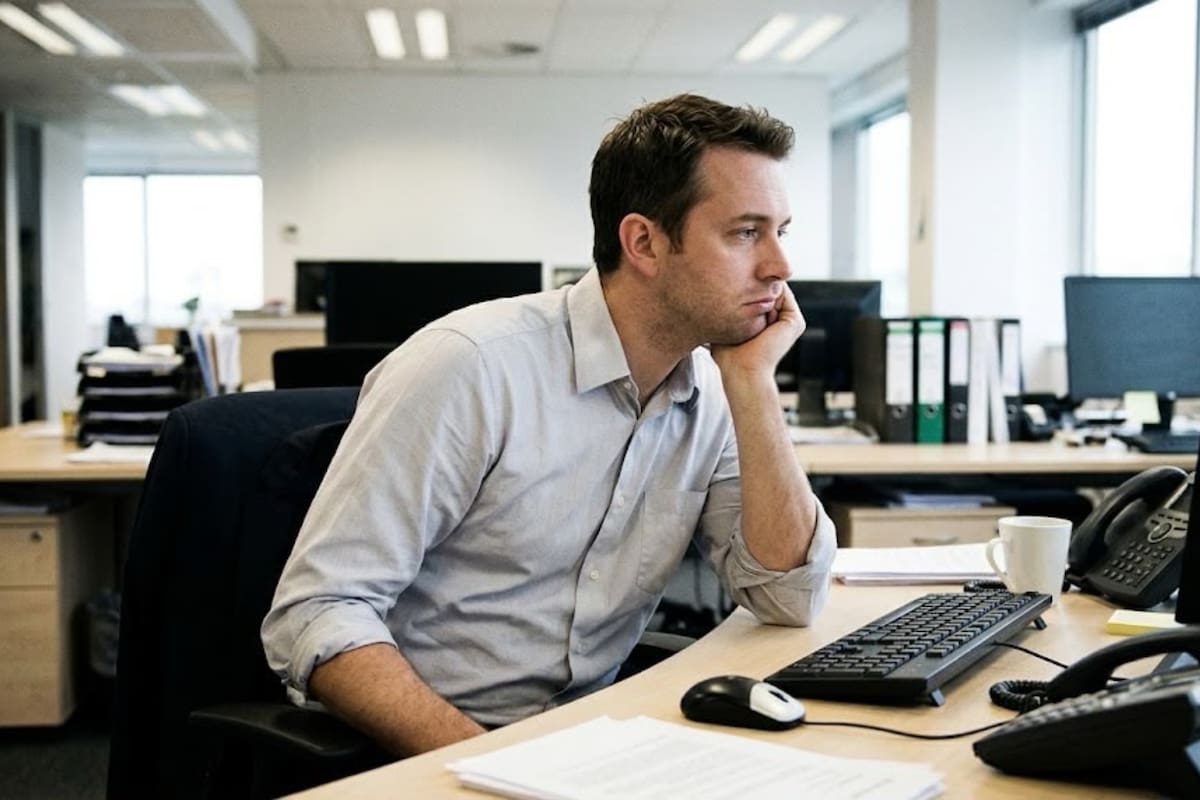 A diferencia del "burnout", el "rustout" afecta a trabajadores infrautilizados que realizan tareas sin motivación