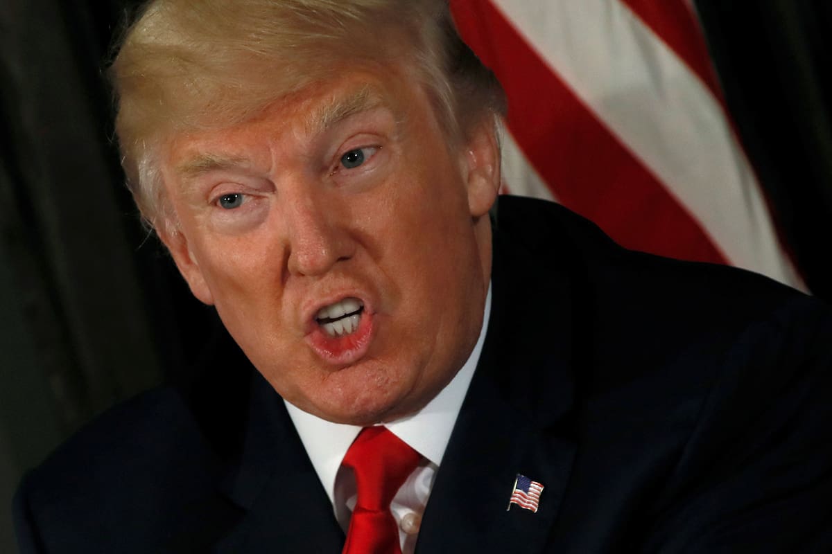 A Donald Trump se lo notó irritado con la decisión de los jugadores de la NBA