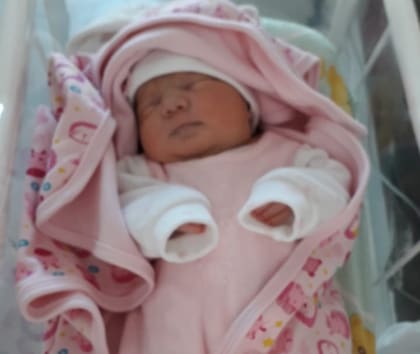 A Emma la internaron a los tres días de su nacimiento por un soplo en su corazón.