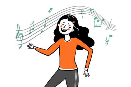 A Esperanza le encanta bailar, cantar y pintar mandalas