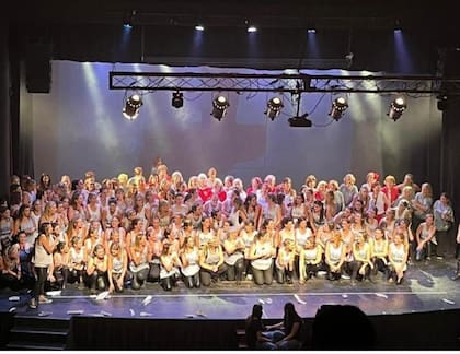 A fin de año el teatro explota con la muestra de todas las alumnas, es una verdadera fiesta