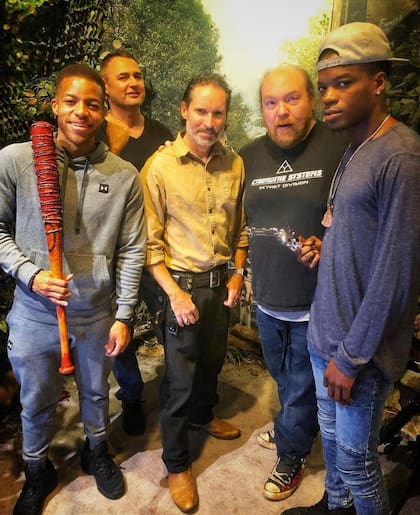 A finales del año pasado se encontró con sus compañeros de The Walking Dead