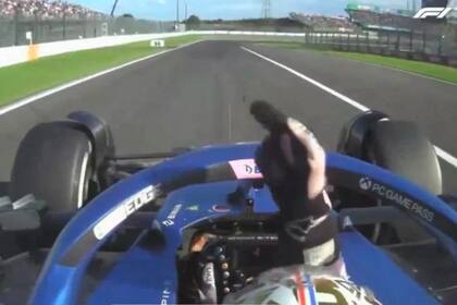 A Gasly no le gustó nada el pedido de su escudería y se lo notó muy enojado