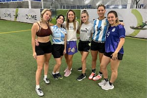 A la espera de la final contra Francia, se armó un partido de fútbol entre los argentinos famosos en Qatar