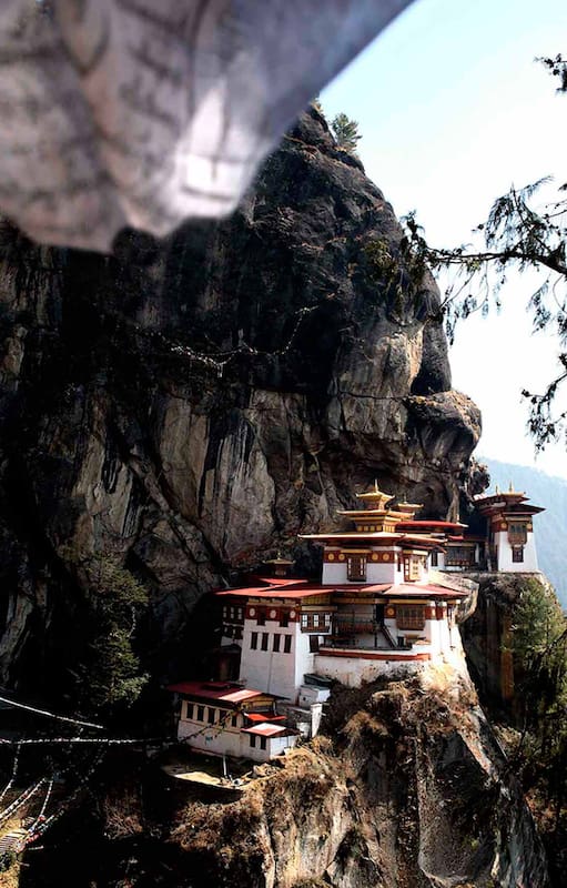 El monasterio de Taktshang, conocido como el Nido del Tigre.