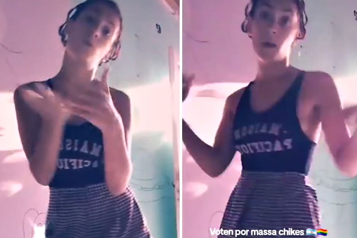 A la izquierda, el posteo original del 15 de enero de 2021; a la derecha, el que se viralizó hoy y que tiene impresa una leyenda.