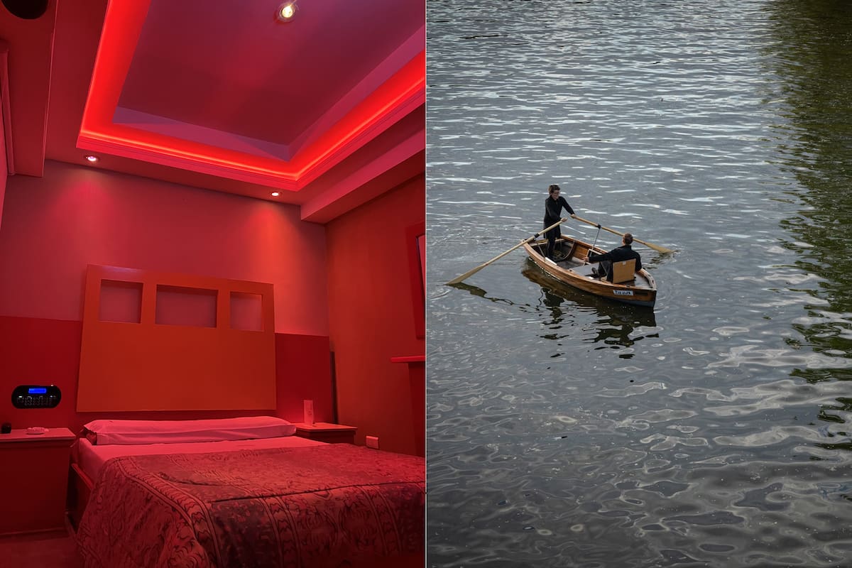 A la izquierda, una imagen del site specific Telos; a la derecha, The River, que propone un recorrido muy particular por el Río de la Plata
Créditos: Verónica Elizabeth Bruzzechesse/Mayra Wallraff)