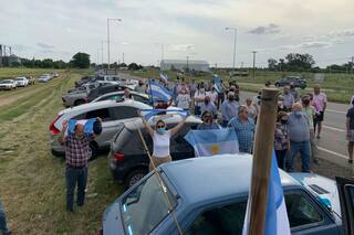 #8N: el campo le puso fervor a la protesta en el interior