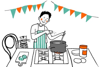 A Lautaro le encanta cocinar y le gustaría tener un gato