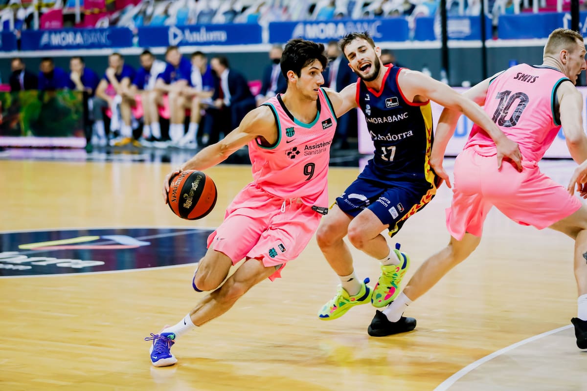 A Leandro Bolmaro le dieron una oportunidad como titular y no la desaprovechó: convirtió 26 puntos en el triunfo de Barcelona