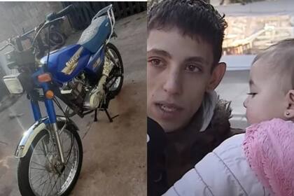 A Leonardo Montillo le robaron su moto y sortea su celular para volver a trabajar