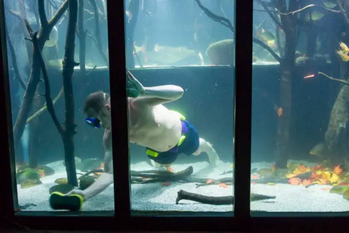 A los 10 años comenzó su amor por los peces