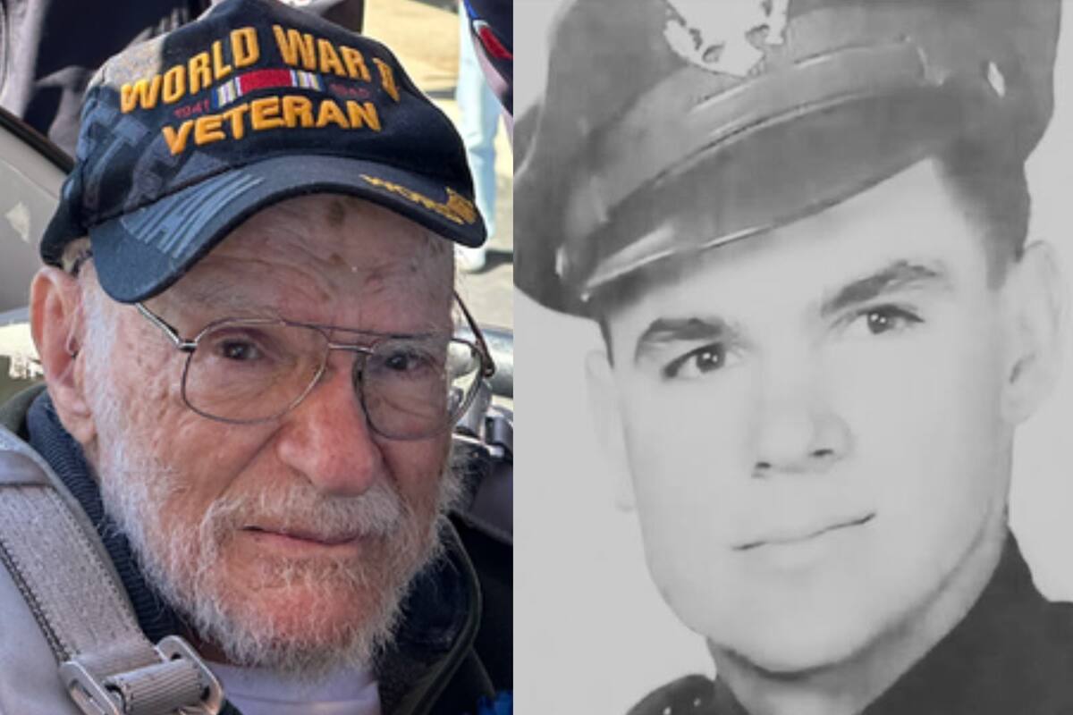 A los 101 años, un expiloto militar volvió a volar en una experiencia organizada como homenaje