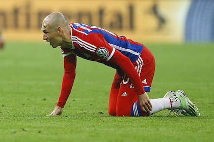 A los 32 años, Robben sufre con las lesiones