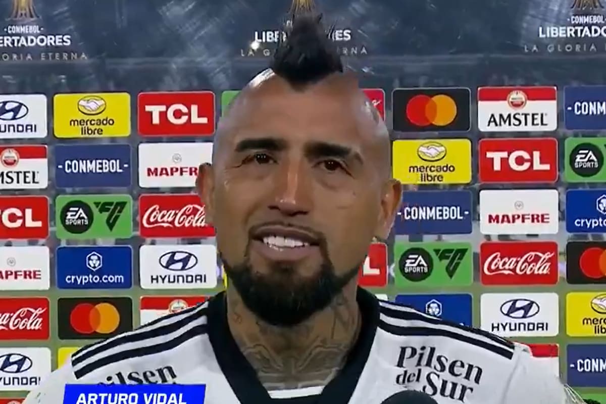 A los 37 años, Arturo Vidal fue la figura del partido de ida entre Colo Colo y River