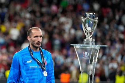 A los 37 años, el defensor Giorgio Chiellini se despidió de la selección de Italia, jugando la Finalissima ante la Argentina.
