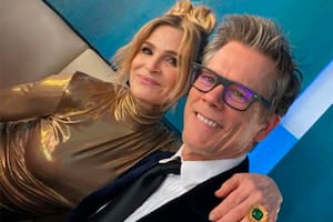 A los 63 años, Kevin Bacon recreo la coreografía de Footloose junto a su esposa Kyra Sedgwick