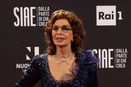 A los 86 años, Sophia Loren ganó el galardón a la mejor actriz en los premios David di Donatello