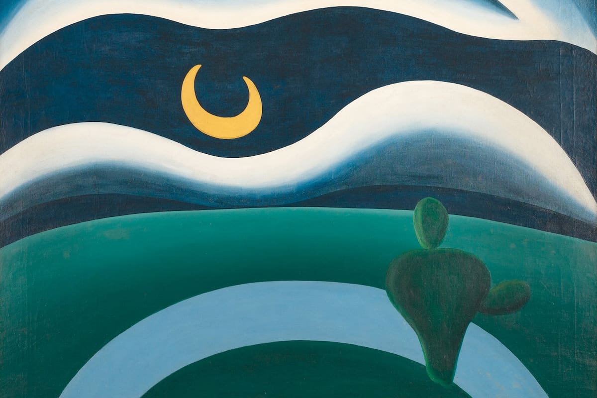 A Lua (La Luna, 1928, detalle), comprada por el MoMA