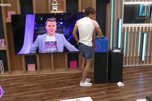 A Marcos le tocó imitar a su amigo Agustín e hizo reír a todos (Captura de TV)