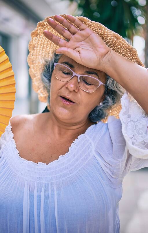 A mayor edad, más cuesta regular la temperatura corporal y el riesgo a sufrir problemas ocasionados por el calor aumentan