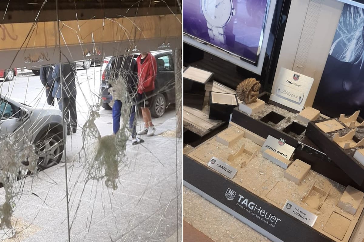 A mazazos robaron una joyería en Cipolletti