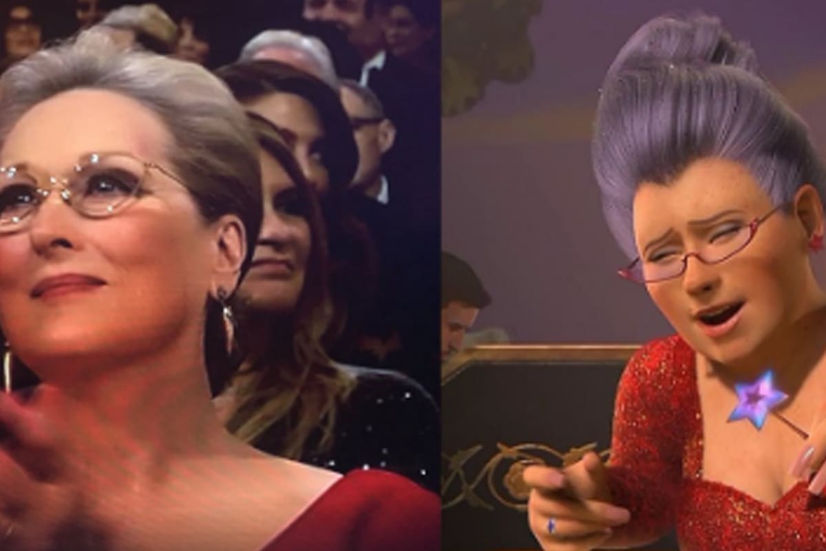 A Meryl Streep la compararon con el hada madrina de Shrek