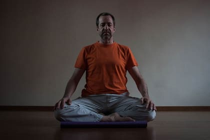 "A mí la meditación me cambió la vida", afirma Fernando Pitossi.