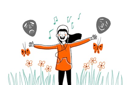 A Micaela le encanta la música del grupo coreano BTS y quiere ser actriz. Crédito: Javier Joaquín