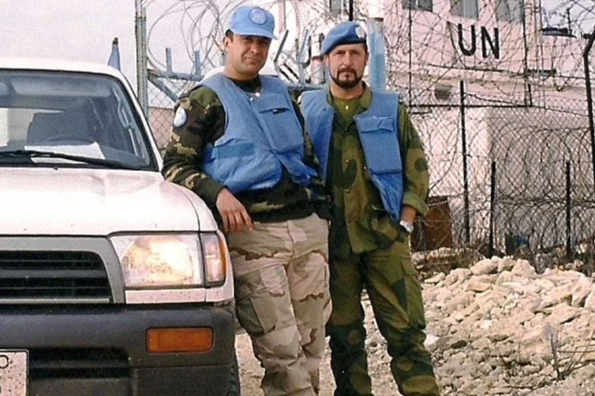 A Miguel Salguero no le hicieron detonar el explosivo que había pisado en el Líbano, porque pertenecía a la ONU