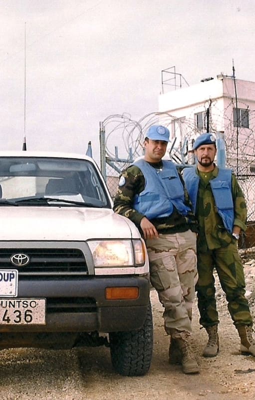 A Miguel Salguero no le hicieron detonar el explosivo que había pisado en el Líbano, porque pertenecía a la ONU