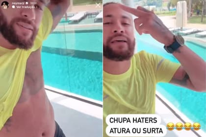 A Neymar lo apuntaron por "tener kilos de más" y el futbolista respondió en la redes