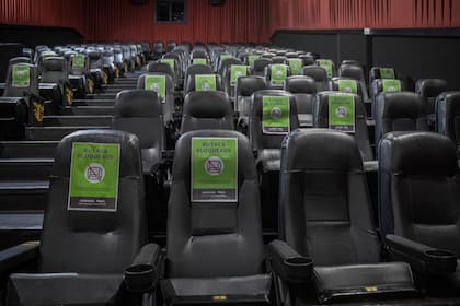 A nivel nacional los cines permanecen cerrados por restricciones frente a la pandemia Covid-19