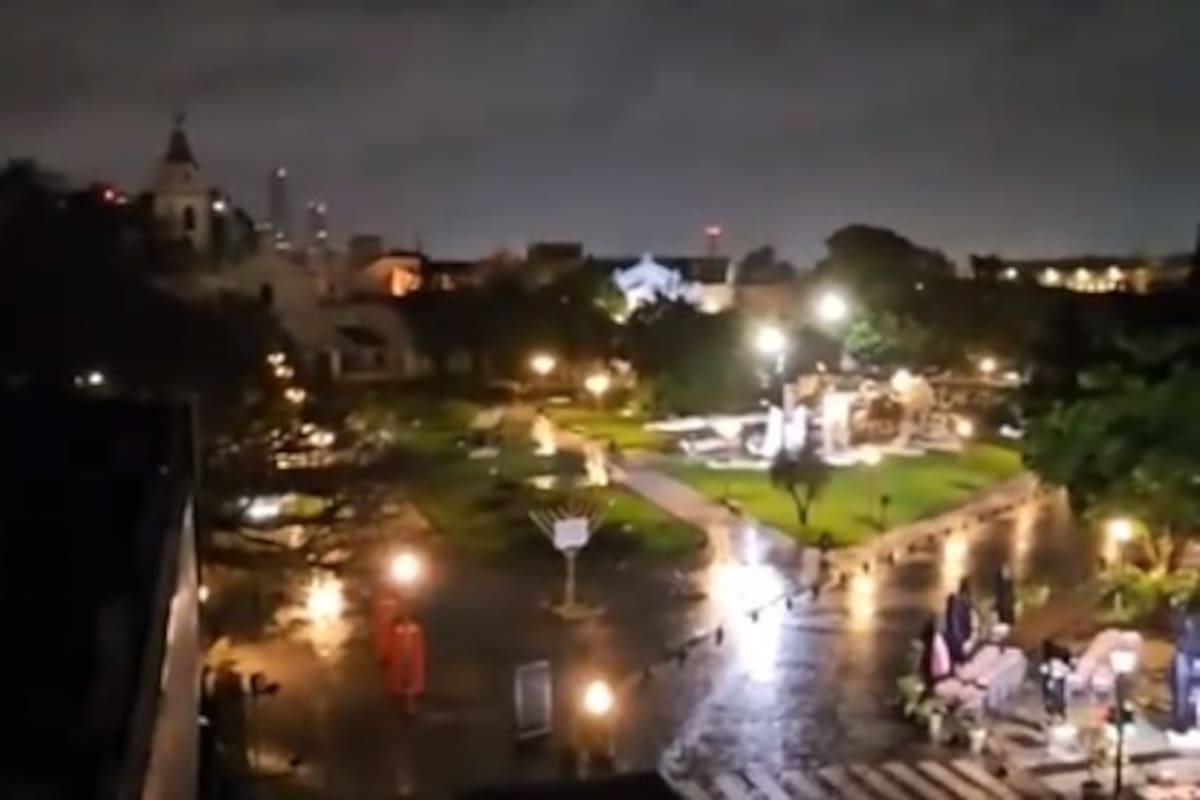 A partir de las 3 un fuerte temporal azotó el AMBA