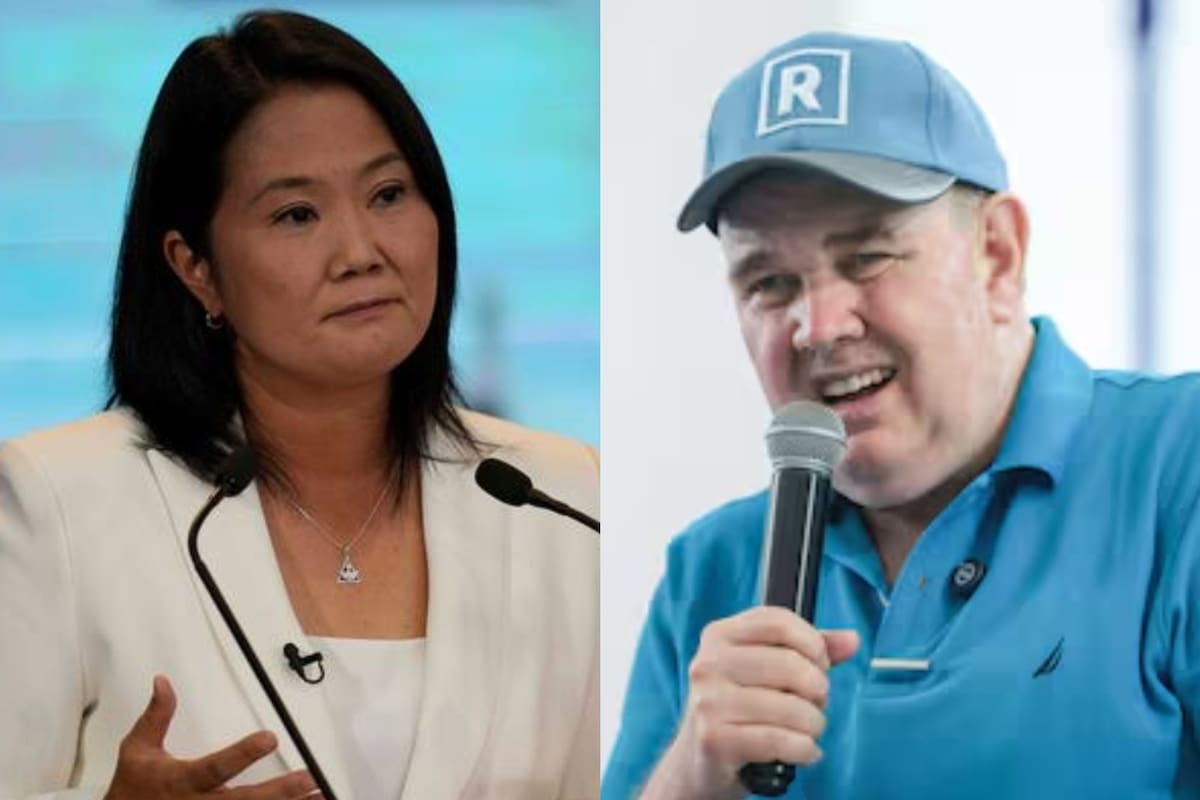 A partir de los resultados preliminares de las elecciones en Perú, Keiko Fujimori y Rafael López Aliaga irían al balotaje