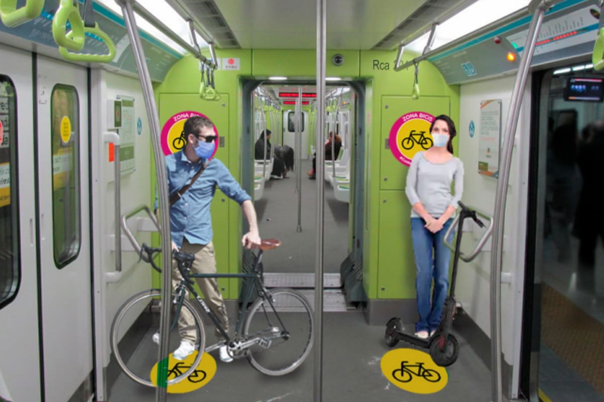 A partir de mañana se irá implementando el permiso para subir al subte con bicicletas