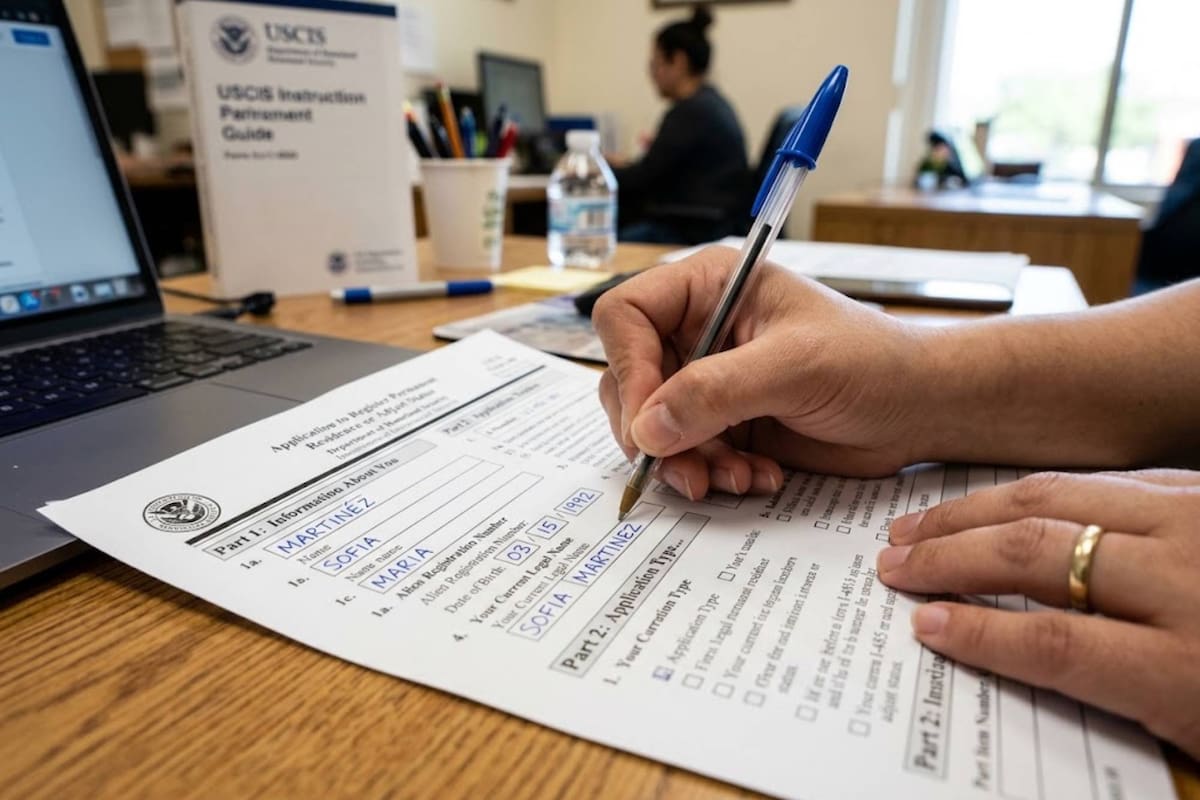A partir del 18 de septiembre, el Uscis implementará una versión actualizada del formulario I-485 para solicitar la residencia permanente