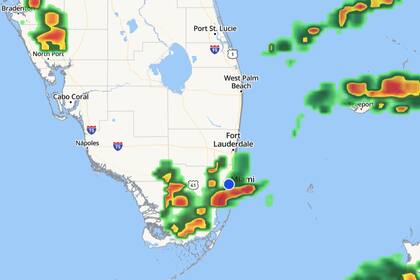 A partir del miércoles por la noche, se esperan lluvias de importancia en el sur de Florida
