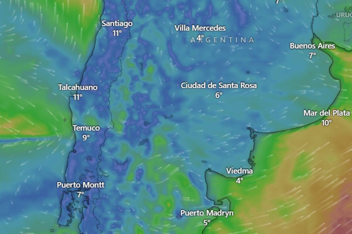 A partir del miércoles vuelve el frío intenso a la ciudad: se esperan varios amaneceres con muy baja sensación térmica