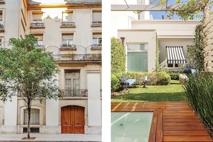 Al ver la fachada, dan ganas de entrar. Cuando se llega a la terraza, definitivamente surge el deseo de quedarse.