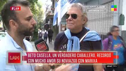A pesar de competir, Beto Casella no se priva de concederle entrevistas a LAM