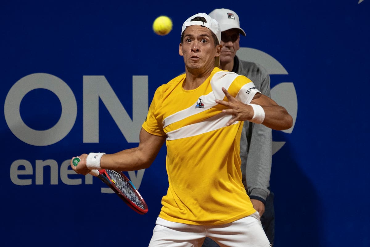 A pesar de mostrar un gran nivel, no le alcanzó a Sebastián Báez para vencer a Lorenzo Sonego.