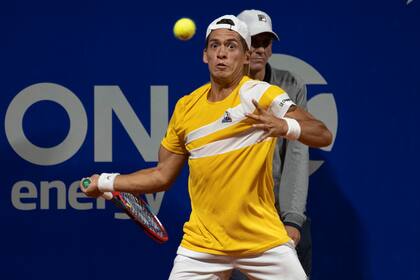 A pesar de mostrar un gran nivel, no le alcanzó a Sebastián Báez para vencer a Lorenzo Sonego.