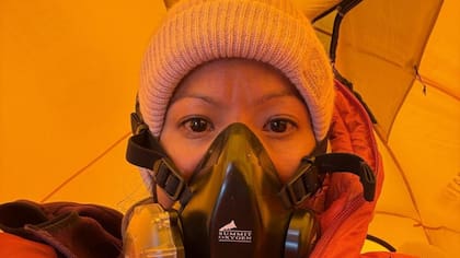 A pesar de ser una escaladora experimentada, Purnima se encontró atrapada en la zona de la muerte