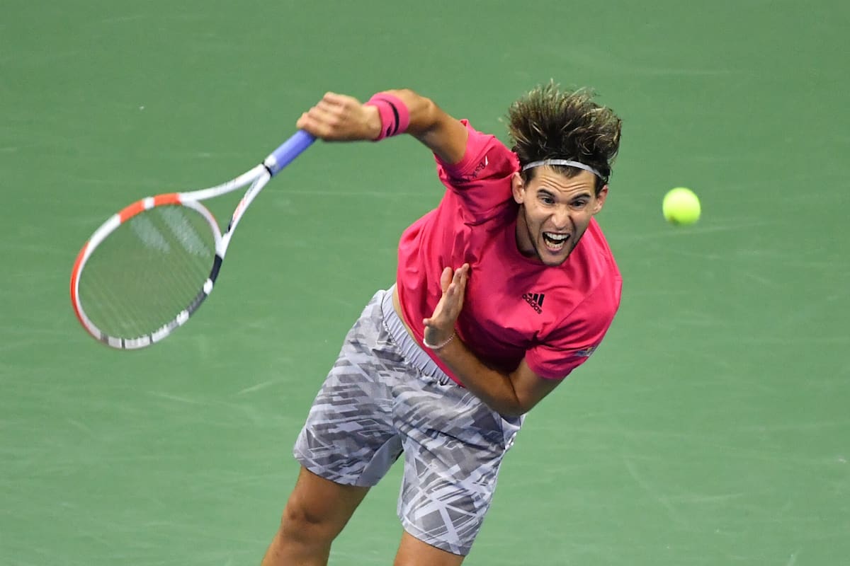 A pura potencia: el servicio de Dominic Thiem frente a De Miñaur en el US Open