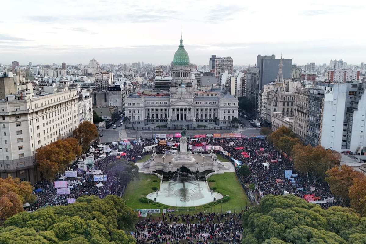 A qué hora es la marcha en el Congreso de este jueves