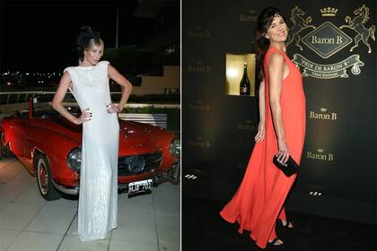 A Soledad Solaro le quedaba divino este look casi nupcial. Y Andrea Frigerio, siempre impecable, deslumbró con su vestido naranja