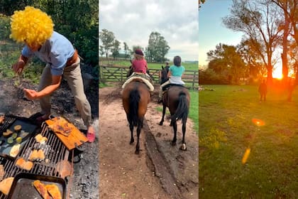 A tarvés de un video publicado en Instagram, la cocinera y repostera compartió postales y momentos de sus vavaciones